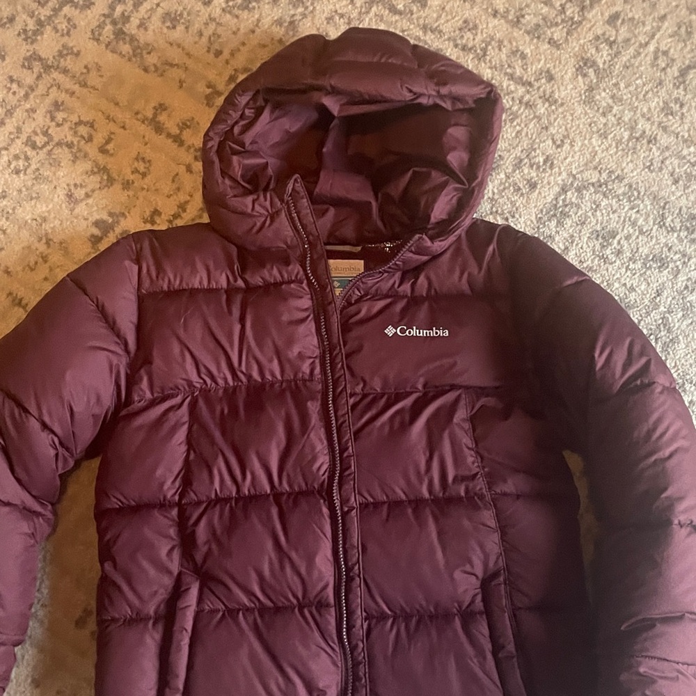 Columbia Maroon Insulated Jacket